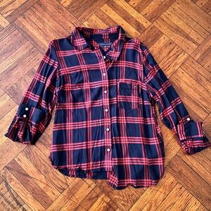 TOMMY HILFIGER BUTTON DOWN BLOUSE
